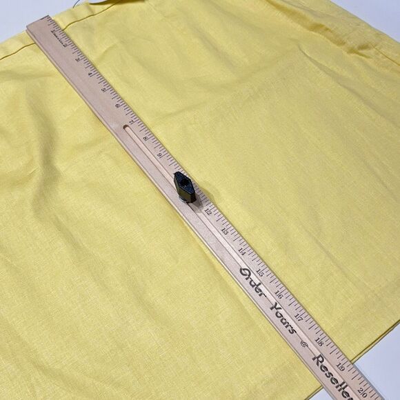NWT $70 Banana Republic Yellow Linen Blend Mini Skirt Women’s Size 16 (A4) - Picture 11 of 11